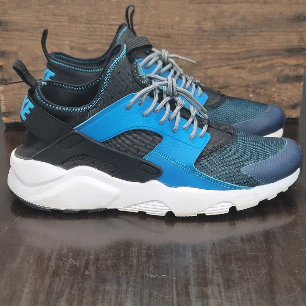 NIKE HAURACHE ULTRA " BLUE LAGOON" Mens 10.5 Like New Fast Shipper - Picture 4 of 13